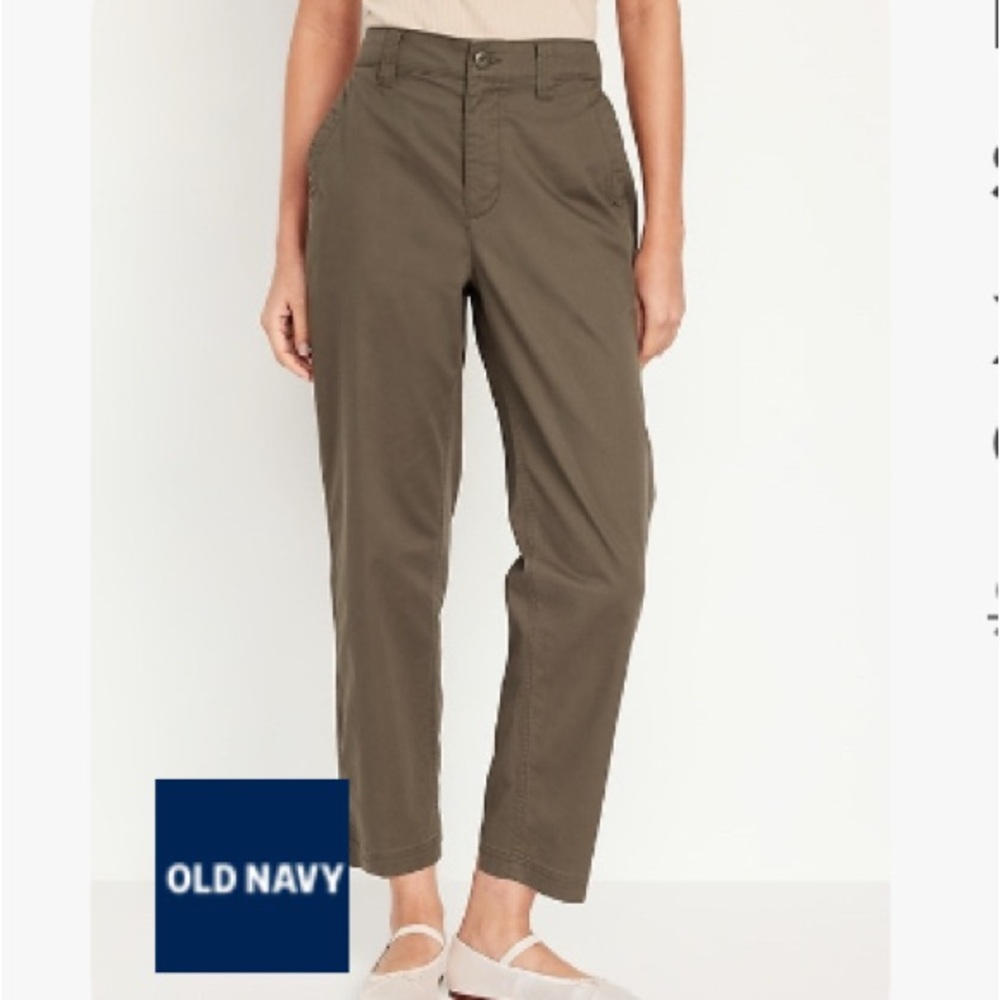 Old Navy Women's Olive Trousers
